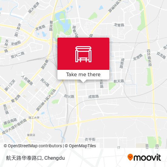 航天路华泰路口 map