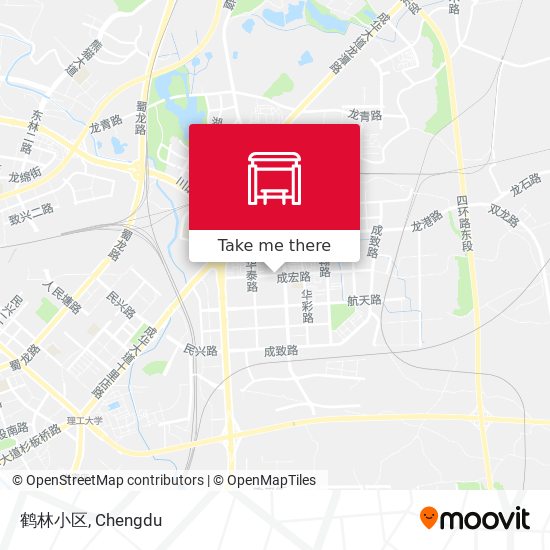 鹤林小区 map