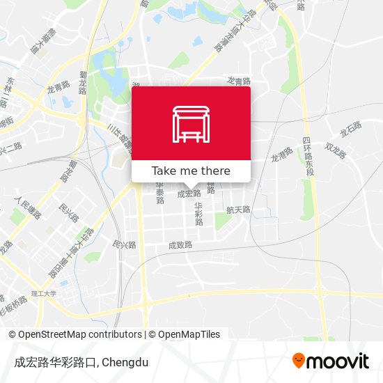 成宏路华彩路口 map