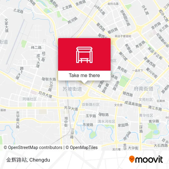金辉路站 map