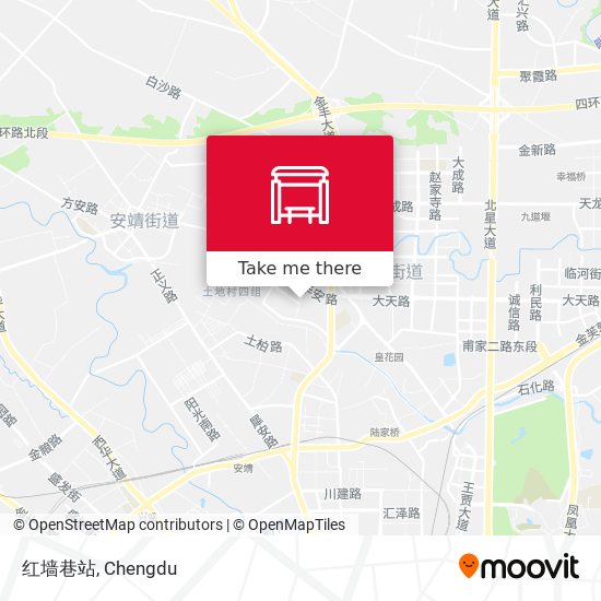 红墙巷站 map