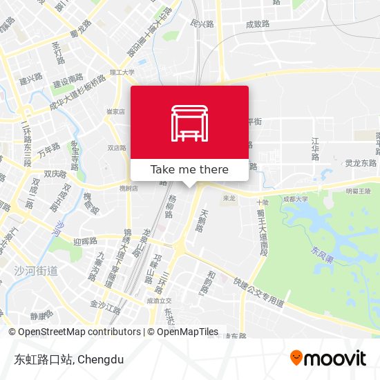 东虹路口站 map