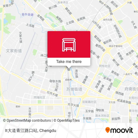 It大道青江路口站 map