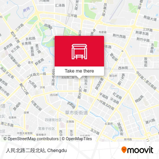 人民北路二段北站 map