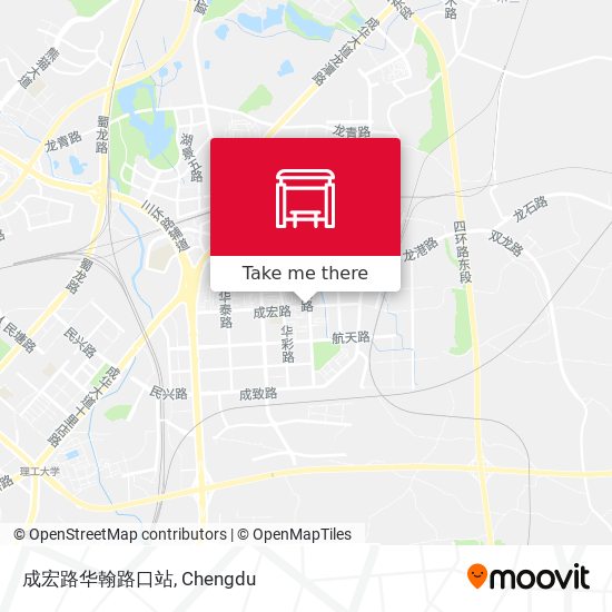 成宏路华翰路口站 map