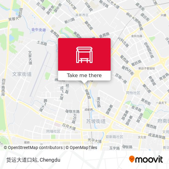 货运大道口站 map