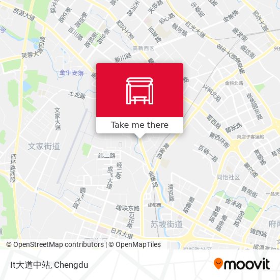 It大道中站 map
