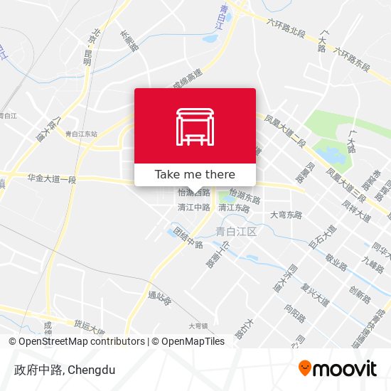 政府中路 map