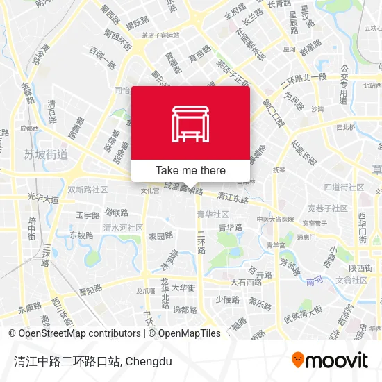 清江中路二环路口站 map