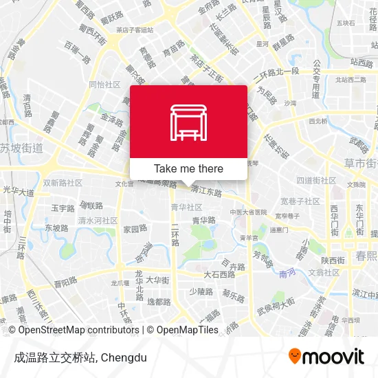 成温路立交桥站 map