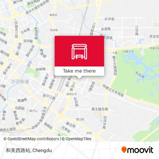和美西路站 map