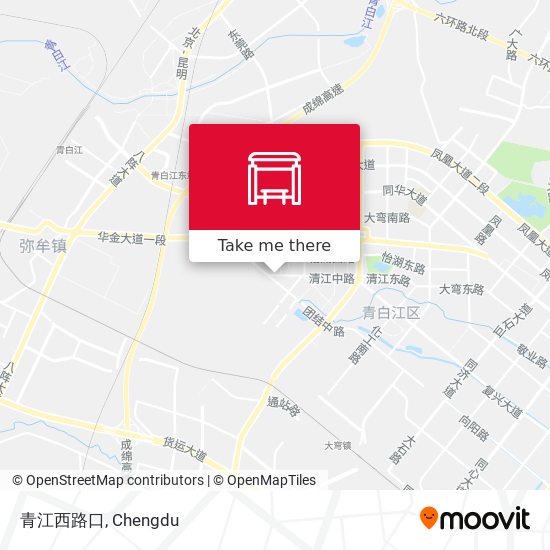 青江西路口 map