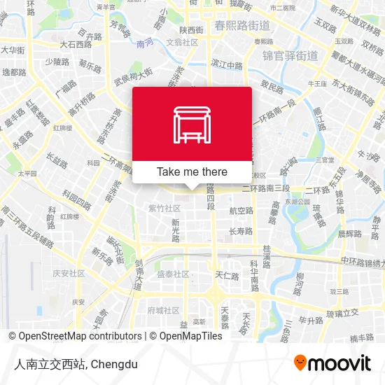 人南立交西站 map