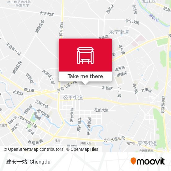 建安一站 map