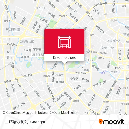 二环清水河站 map