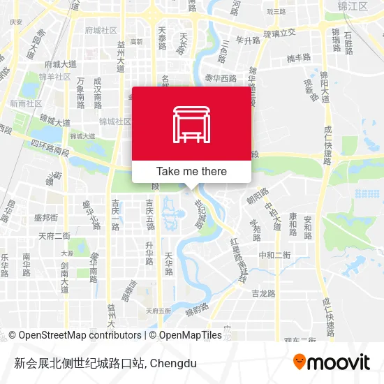 新会展北侧世纪城路口站 map