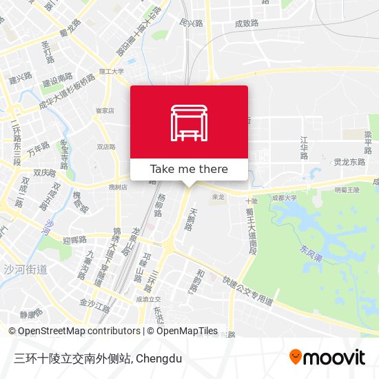 三环十陵立交南外侧站 map