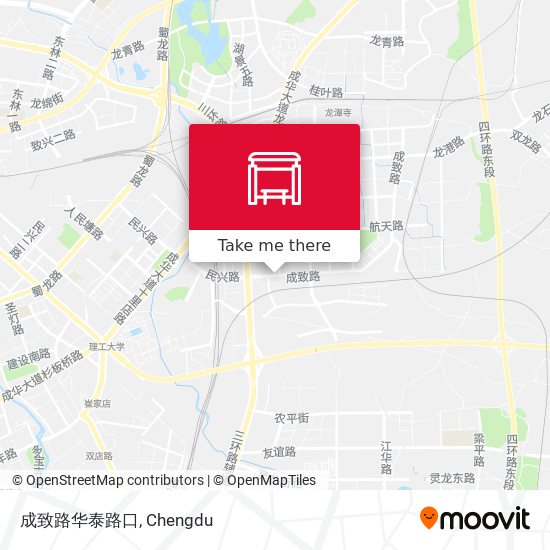 成致路华泰路口 map