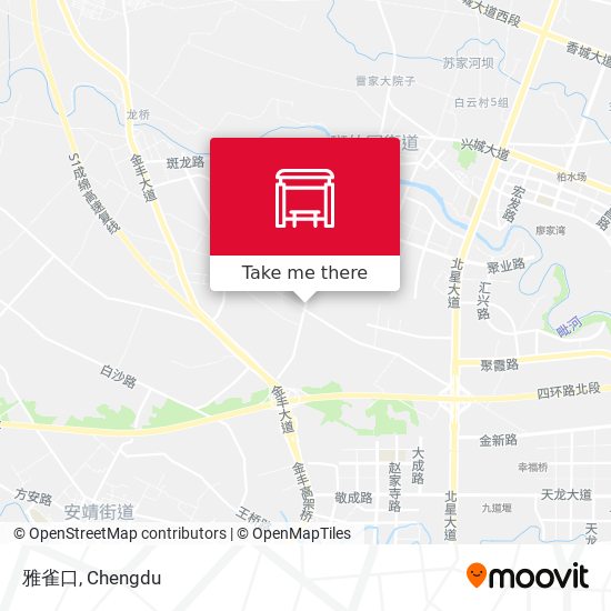 雅雀口 map