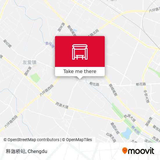 释迦桥站 map