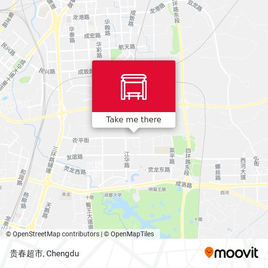 贵春超市 map