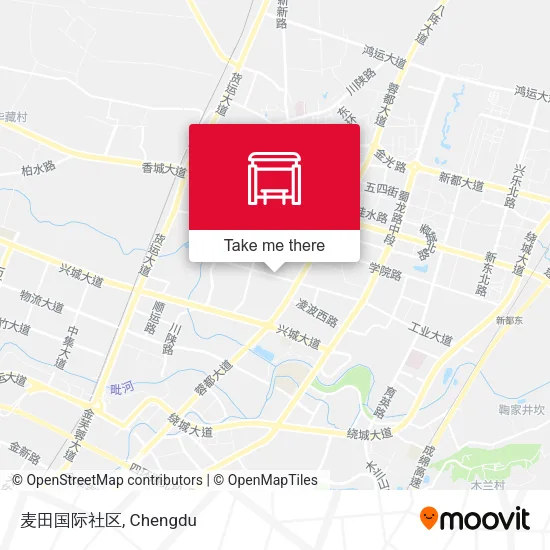 麦田国际社区 map