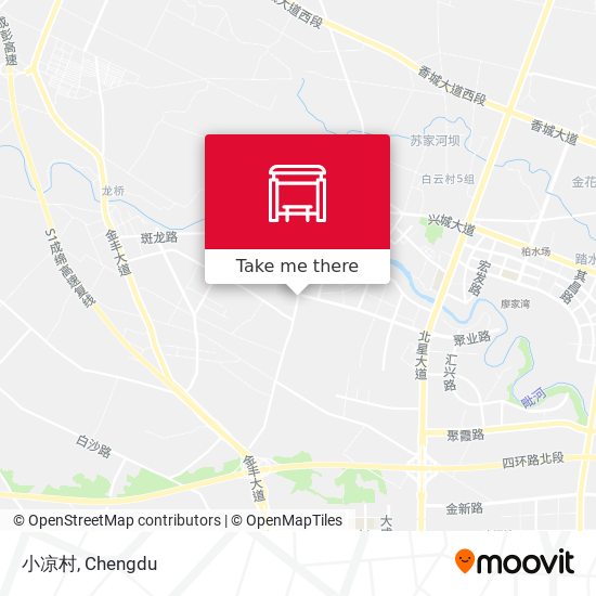 小凉村 map