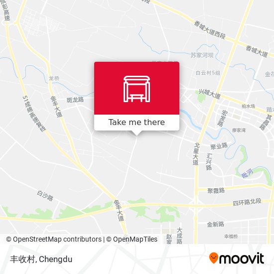 丰收村 map