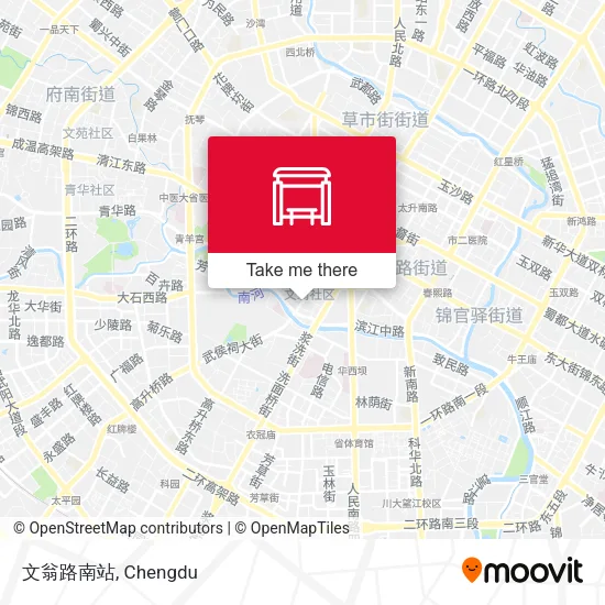 文翁路南站 map