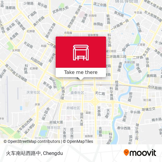 火车南站西路中 map