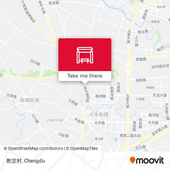 教堂村 map