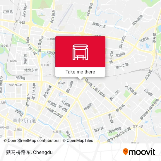 驷马桥路东 map