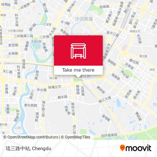 琉三路中站 map