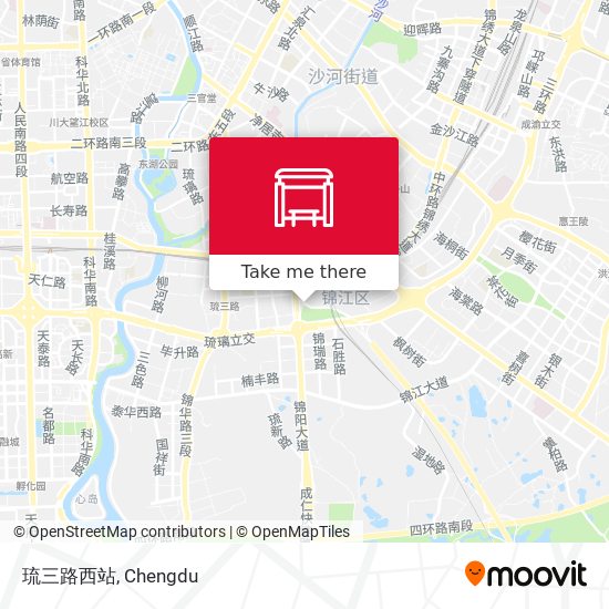 琉三路西站 map