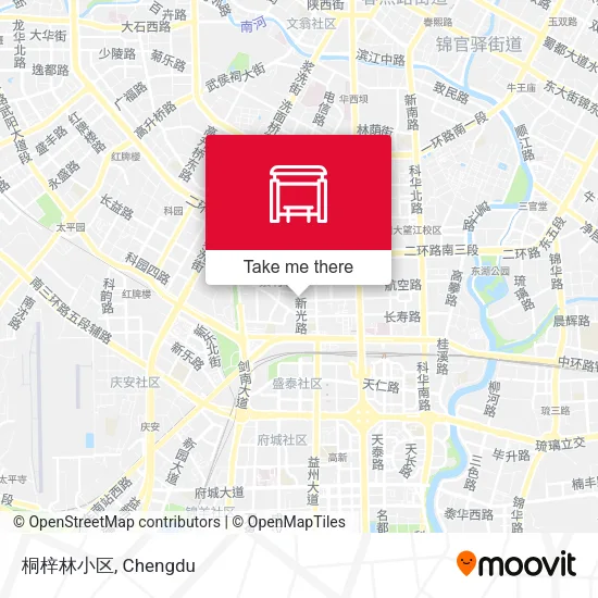 桐梓林小区 map