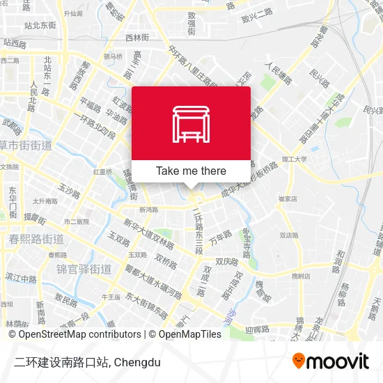 二环建设南路口站 map