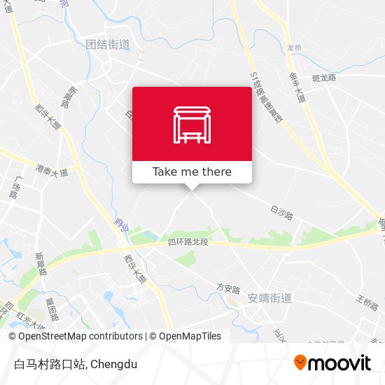 白马村路口站 map