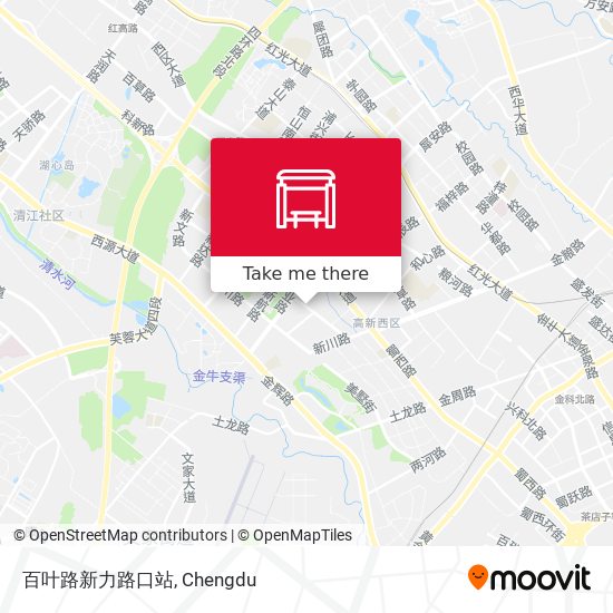 百叶路新力路口站 map