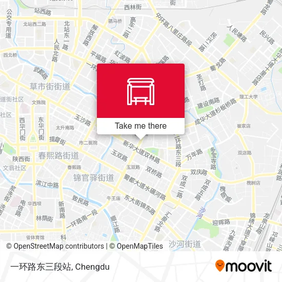 一环路东三段站 map