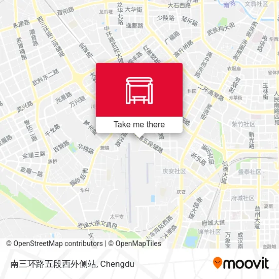 南三环路五段西外侧站 map