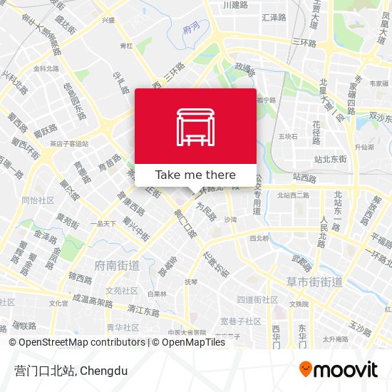 营门口北站 map