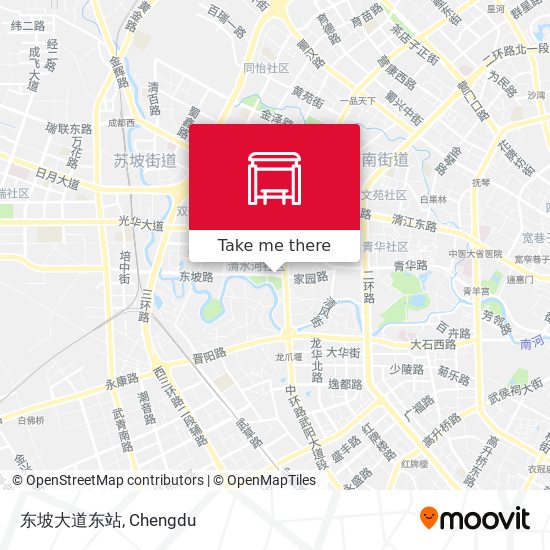 东坡大道东站 map