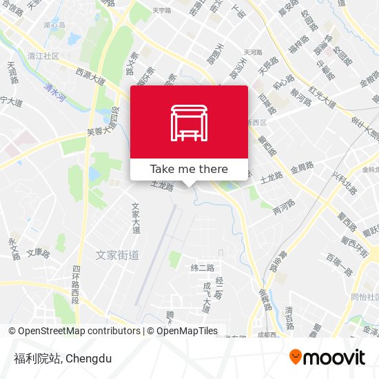 福利院站 map
