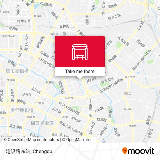 建设路东站 map