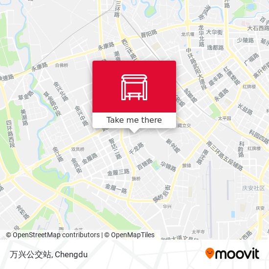 万兴公交站 map
