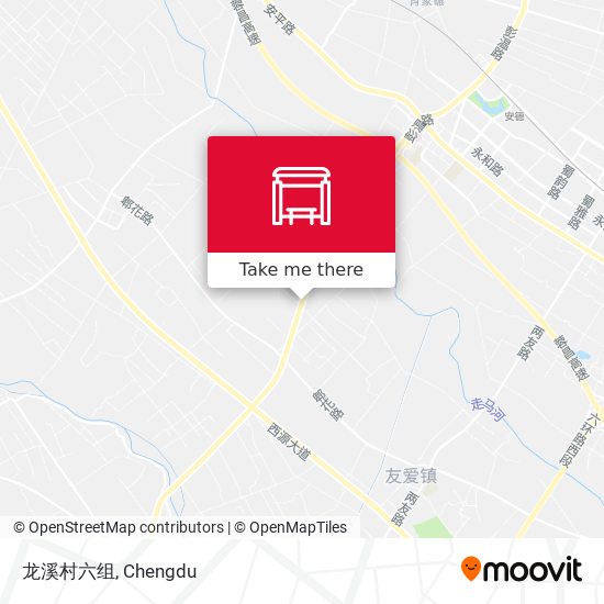 龙溪村六组 map