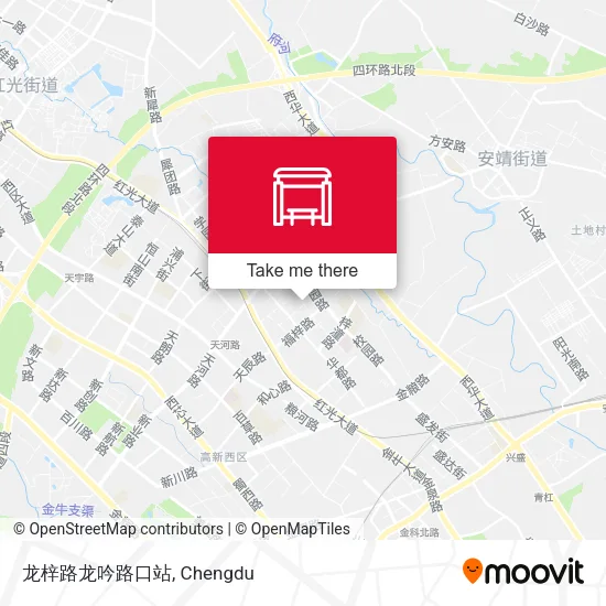 龙梓路龙吟路口站 map