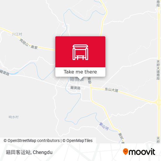 籍田客运站 map
