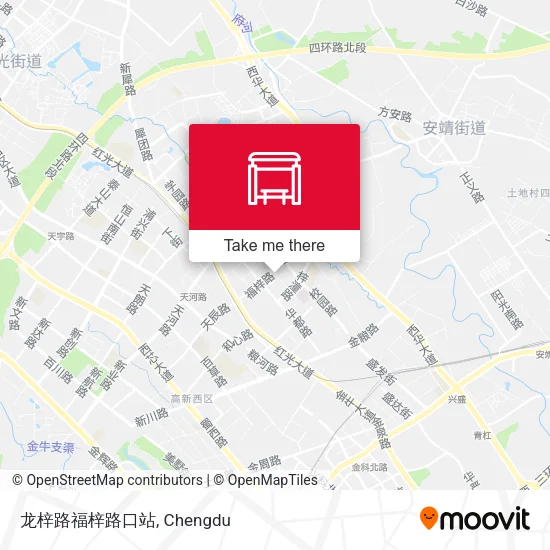 龙梓路福梓路口站 map