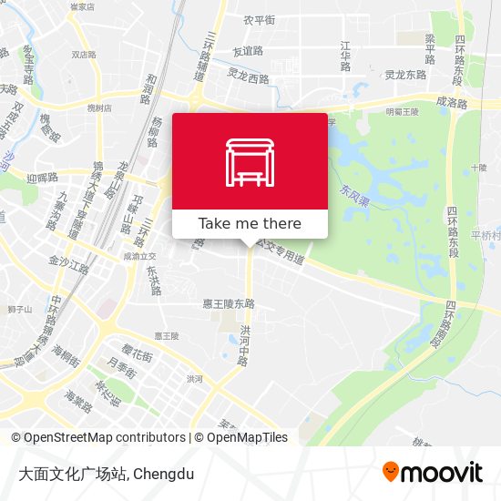 大面文化广场站 map
